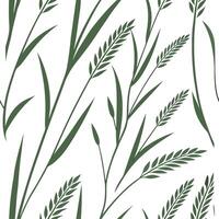 Gentle spring breeze seamless tile pattern with soft green grasses swaying in the wind symbolizing renewal concept as Soft green grasses swaying in the gentle spring breeze create Clean vector