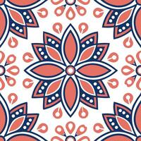 Folk art seamless pattern with bright primary colors and bold shapes for a striking contemporary ethnic design concept as Striking folk art pattern with bright primary colors and b Clean Set 2 vector