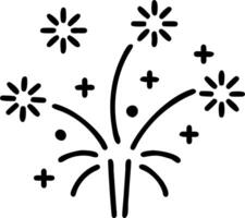 fireworks copy space abstract background holiday concept as Fireworks sparkle in the night sky creating a festive holiday abstract background with copy space for seasonal messages Clean vector