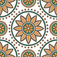 Ethnic patterns seamless design with geometric shapes and earthy tones for a modern organic vibe concept as Geometric ethnic patterns with earthy tones perfect for a modern and org Clean Set 4 vector