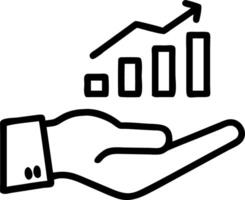ESG finance investment sustainable corporation development ethical business green strategies concept as Business hands with ESG finance chart represent ethical investments creating Clean vector