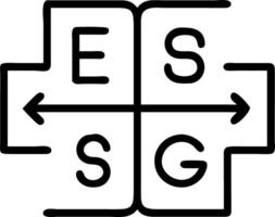 ESG concept of environmental social and governance on Top view of nature for sustainable organizational development account the environment society and corporate governance concep Clean Set 3 vector