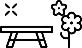 Empty wooden table set in Sakura flower park with garden bokeh background featuring country outdoor theme ideal for product display mockups concept as Empty wooden table set in Sak Clean vector
