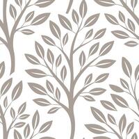 Elegant spring nature seamless pattern with delicate vine patterns and soft green hues for refined natural designs concept as Refined spring nature pattern featuring delicate vines Clean Set 4 vector