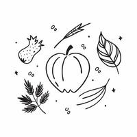 Elegant autumn harvest seamless pattern with bright red apples amber leaves and delicate branches for a refined fall design concept as Refined autumn harvest pattern with red apple Clean vector