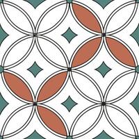 Develop retro mosaic layout merging promotional banner shapes tile arrangement timeless art ready for immediate print concept as Harmonious patterns unify marketing aims ea Clean vector