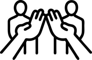 Diverse Christian congregation joins hands offering prayerful support unity and blessing in a shared worship moment concept as Believers unite to uplift one another fostering coll Clean vector