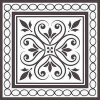 Develop a seamless pattern featuring antique frames sophisticated tile layouts ornate curls decorative elegance concept as Timeless aesthetic combining vintage border frames and e Clean vector