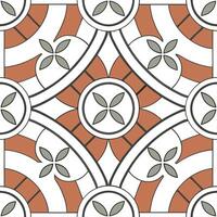 Design retro mosaic layout integrating nostalgic banners tile pattern repeats art brand identity visuals concept as Vibrant blocks swirling motifs perfect for marketing tea Clean vector