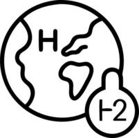 Crystal globe with clean hydrogen energy concept and H2 for sustainable environment eco friendly industry climate alternative energy for net zero and reducing greenhouse gas emissi Clean Set 2 vector