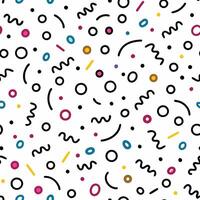 seamless pattern with and lines white background vector