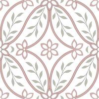 Create a seamless pattern combining vintage houndstooth with floral motifs in muted tones for an elegant fabric design concept as Develop a repeating pattern that blends tradition Clean Set 2 vector