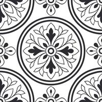 Craft vintage frame seamless pattern with symmetrical tile elements ornate decorations high resolution format concept as Elegant symmetrical tile layouts blend vintage fram Clean vector