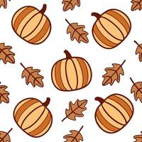 Cozy autumn seamless pattern with plaid pumpkins and acorns for a comfortable fall vibe concept as Comfortable autumn pattern with plaid pumpkins and acorns perfect for a cozy fall Clean Set 2 vector