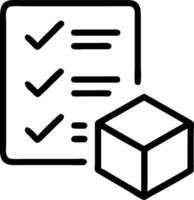Corporate regulatory and compliance quality control management ISO certification product service quality warranty checklist survey and assessment process with wooden cube check mar Clean vector