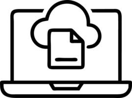 Computer laptop and dashboard for Data document Management System on cloud online documentation database and digital file storage system or software records keeping database techno Clean Set 2 vector