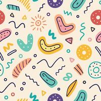seamless pattern with colorful retro retro retro retro retro re white backgroundtro retro retro retro retro retro retro retro vector