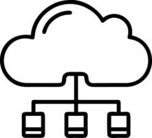 cloud computing icon on low polygonal style for technology cloud computing for data transmission database data storage and backup Networking and Internet service concept concept Clean vector