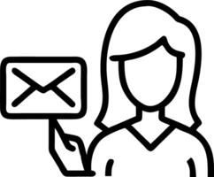 closeup woman hand using mobile smartphone email icon email concept copy space concept as A close up of a woman using her smartphone with an email icon highlighting communication a Clean vector