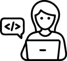 closeup coding screen woman hands coding html programming laptop development web developer concept as Close up of a woman coding HTML on her laptop screen showcasing focus on web d Clean Set 3 vector