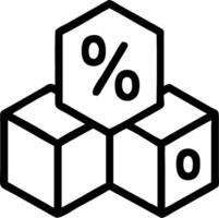 close up percentage sign empty wood cube text number blue background copy space concept as A wooden percentage sign with empty cubes on a blue background represents data finance an Clean vector