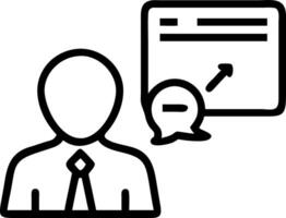 Businessman using computer for analysis ESG environmental social governance business strategy investing concept concept as Businessman using computer to analyze ESG factors focusin Clean vector