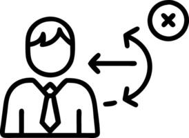 Businessman plans goal achievement using computer developing corporate strategies for success and visionary business targets concept as Visual portrays leadership innovation and s Clean vector