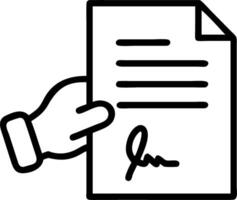 Businessman checking contract documents Manage documents and agreements Contract signing and business cooperation commercial signing Agreement and approval Confirmation of contract Clean vector