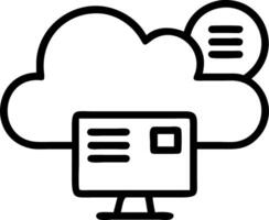 Business technology cloud computing service and data center server symbolize scalable IT solutions for secure workplace infrastructure concept as Highlights modern technology for Clean Set 17 vector