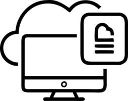 Business technology cloud computing service and data center server symbolize scalable IT solutions for secure workplace infrastructure concept as Highlights modern technology for Clean Set 6 vector