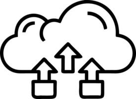Business technology cloud computing service and data center server symbolize scalable IT solutions for secure workplace infrastructure concept as Highlights modern technology for Clean Set 8 vector