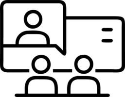 Business team working with conference meetings online and online education webinar training tutorial podcast and business coaching concept concept as Business team part Clean Set 3 vector
