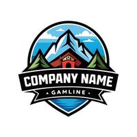 logo design for a company name gambling white background vector
