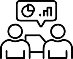 Business team meeting working analytics and monitoring financial report graph for planning concept as Business team analyzing financial data using reports and graphs to make inform Clean vector