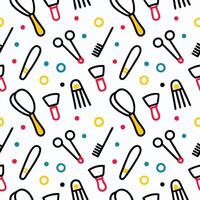 a pattern with various tools and accessories white background vector