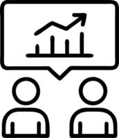 Business people analytics and monitoring on business graph concept and business finance investment success concept concept as Business professionals monitoring financial success an Clean Set 3 vector