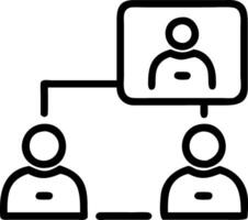 Business online meeting planning concept and Business people team working with digital online calendar concept as A business team collaborating through online meetings using a digi Clean vector