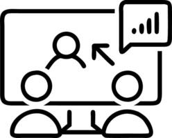 Business marketing team working and meeting for business investment on monitor graph report concept as Illustrates a marketing team reviewing investment strategies and financial r Clean vector