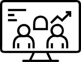 Business data analytics with team working on dashboard monitor symbolizes data driven decision making and financial planning concept as Highlights the role of analytics in guiding Clean vector
