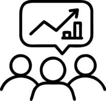 business data analytics report finance investment graph online marketing strategy planning online education webinar team brainstorming concept concept as A team brainstorms strateg Clean vector