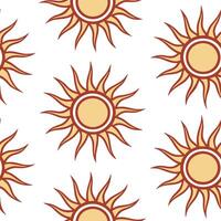 Bold spring sunshine seamless pattern with dramatic sun rays and intense warm hues for striking designs concept as Striking spring sunshine pattern with bold sun rays and warm hues Clean Set 2 vector