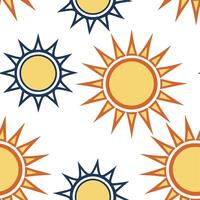 Bold spring sunshine seamless pattern with dramatic sun rays and intense warm hues for striking designs concept as Striking spring sunshine pattern with bold sun rays and warm hues Clean Set 4 vector