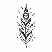 Boho spring leaves seamless pattern with intricate designs and earthy tones for relaxed bohemian styles concept as Relaxed boho style spring leaves pattern with intricate designs a Clean vector