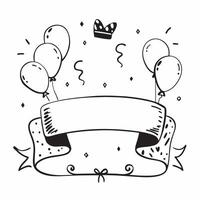 Balloons and Streamers Border with Friendship Fun Wording concept as A festive border frame featuring balloons and streamers symbolizing the joy and celebration of Friendship Day Clean Set 3 vector