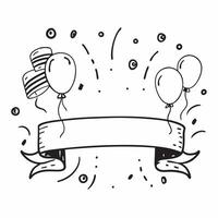 Balloons and Streamers Border with Cherished Friendship Wording concept as A festive border frame featuring balloons and streamers symbolizing the joy and celebration of Friendship Clean vector