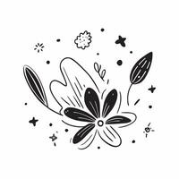 Artistic spring floral seamless pattern with textured details and bright color pops for creative projects concept as Creative spring floral pattern with textured details and bright Clean Set 3 vector