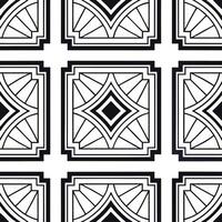 Art deco frame seamless tile pattern with bold geometry and luxurious details concept as Bold geometric art deco frames create seamless tile patterns with luxurious details enhanci Clean vector