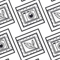 Artisanal handcrafted frame seamless tile pattern with unique textures and bespoke elements concept as Handcrafted artisanal frames form seamless tile patterns with unique textures Clean vector