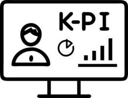 Analyst using computer dashboard for data business analysis and Data Management System with KPI metrics connected to database for technology finance operations sales marketing conc Clean Set 3 vector