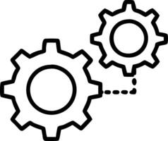 Abstract gear wheels on dark background cogs gear mechanisms mechanical technology machine engineering wireframe low poly blue mesh with dots lines shapes 3D concept as Abs Clean vector